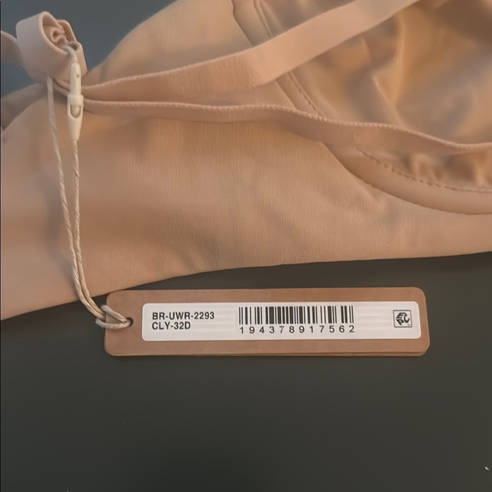 Skims unlined Demi bra Clay, 32D NWT